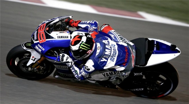 Jorge Lorenzo pole in Qatar 2013