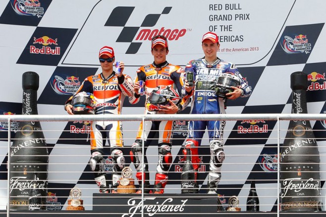 podio Austin MotoGP 2013