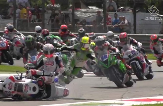 Supersport Monza 2013, incidente 3