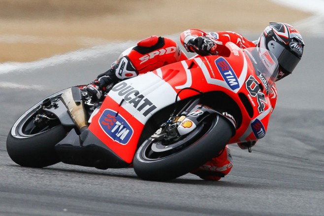 Andrea Dovizioso FP Laguna Seca 2013