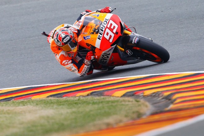 Marquez FP3 Sachsenring 2013