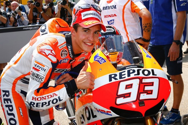 Marc Marquez vincitore a Sachsenring 2013