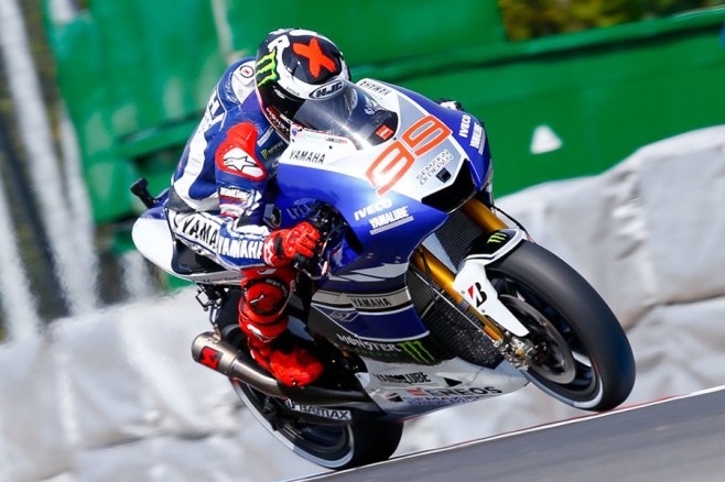 Jorge Lorenzo, leader delle FP1 a Brno - MotoGP 2013