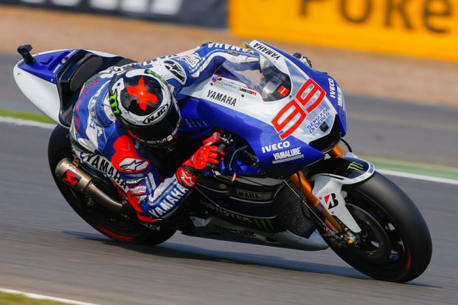 Jorge Lorenzo, leader delle FP2 a Silverstone - MotoGP 2013