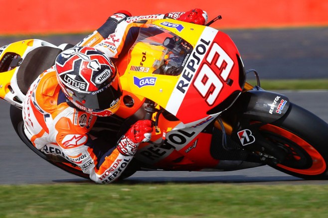 Marc Marquez leader delle FP3 a Silverstone - MotoGP 2013