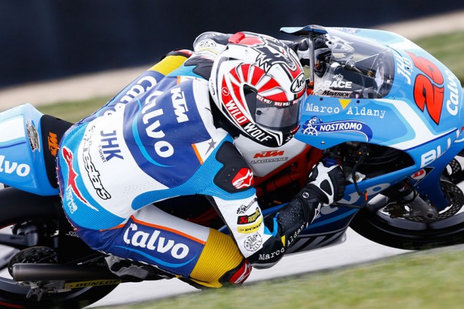 Maverick Vinales, leader delle FP2 a Silverstone - Moto3 2013