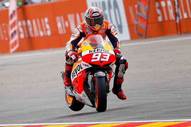 Marc Marquez pole Aragon 2013