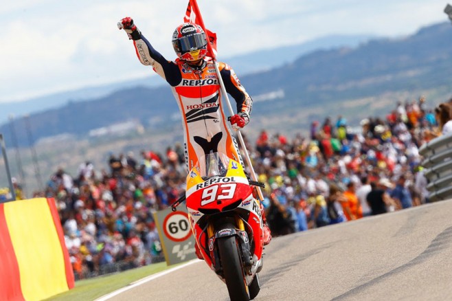 Marquez race Aragon 2013