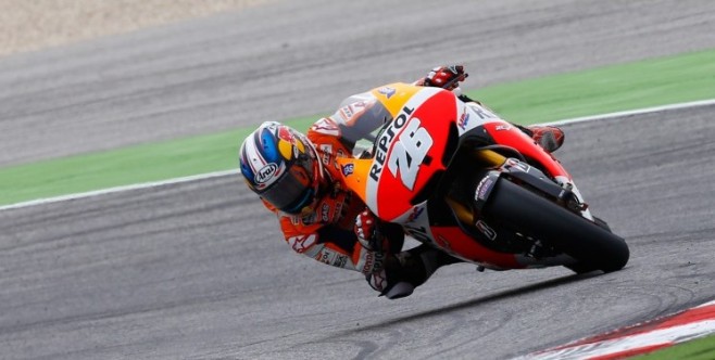 Dani Pedrosa durante le FP1 a Sepang