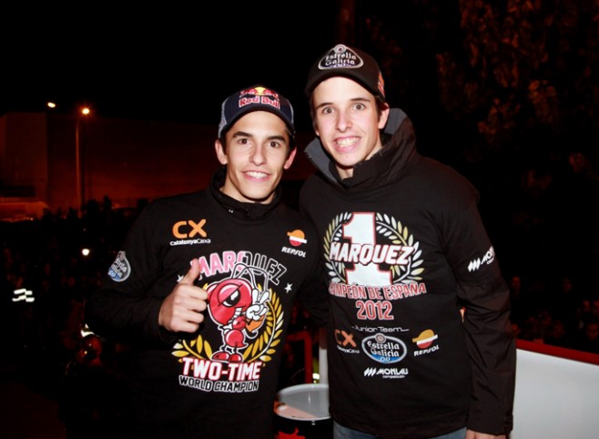 Festa Marc Marquez e Alex Marquez