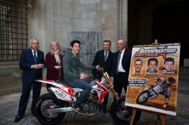 Marc Marquez Superprestigio dirt track