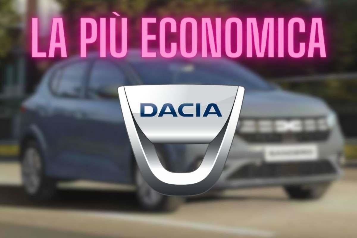 Dacia ecco la meno costosa