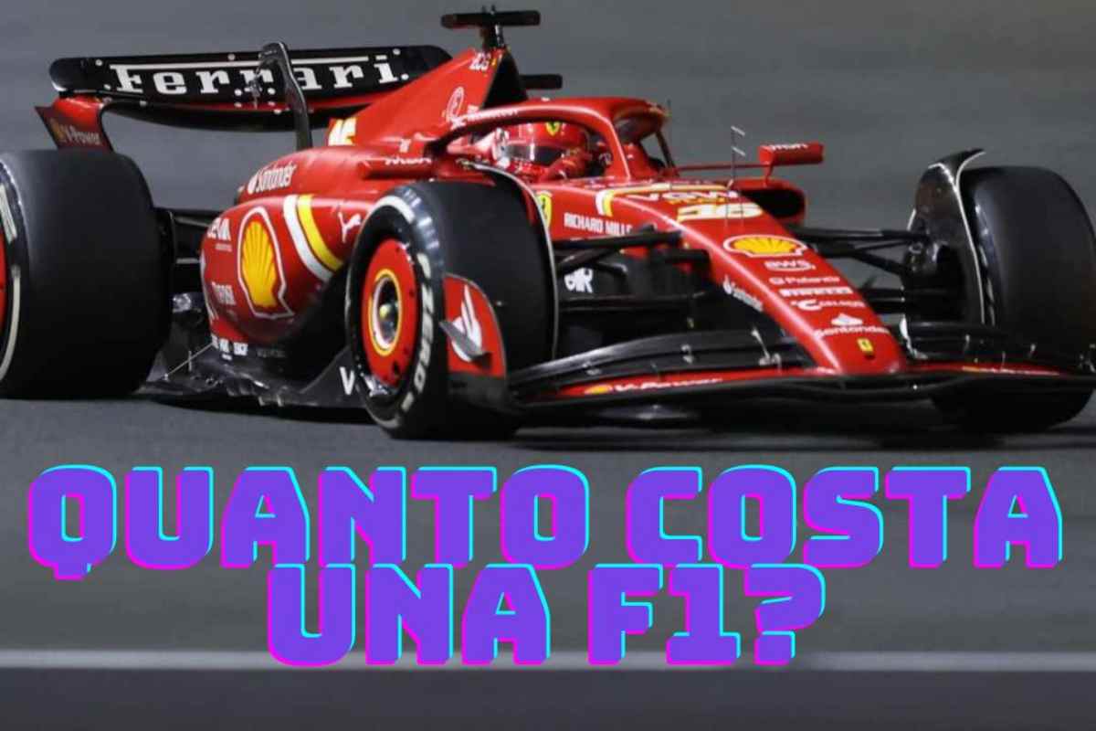 F1 prezzo di una monoposto