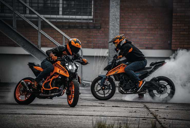 Le KTM sono moto ideali per i ragazzi 