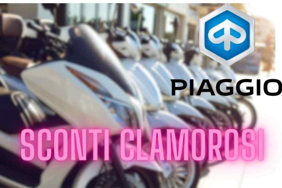 Piaggio che sconti