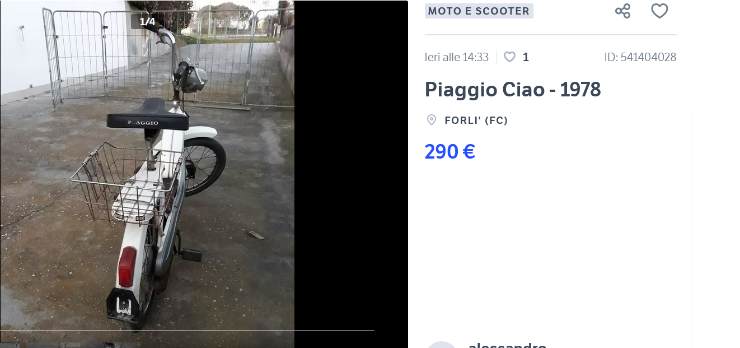 Piaggio Ciao che occasione