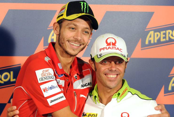 Loris Capirossi e le battaglie con Valentino Rossi