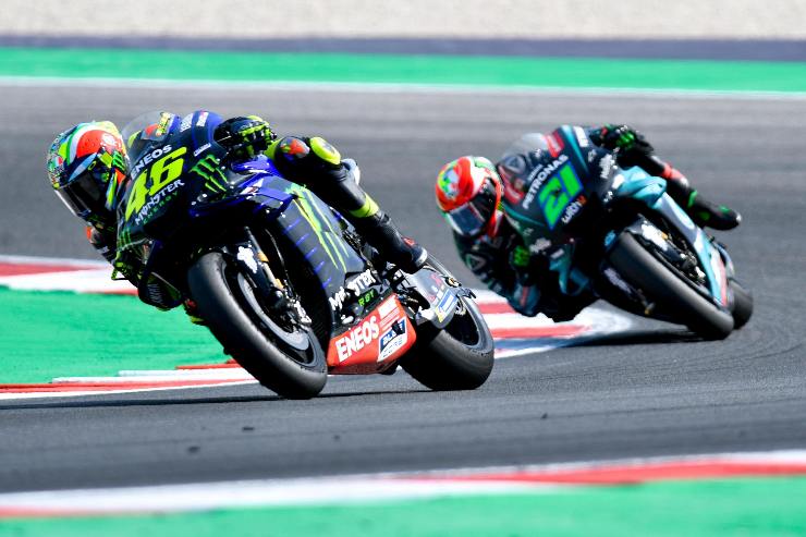 Valentino Rossi e Franco Morbidelli grandi parole