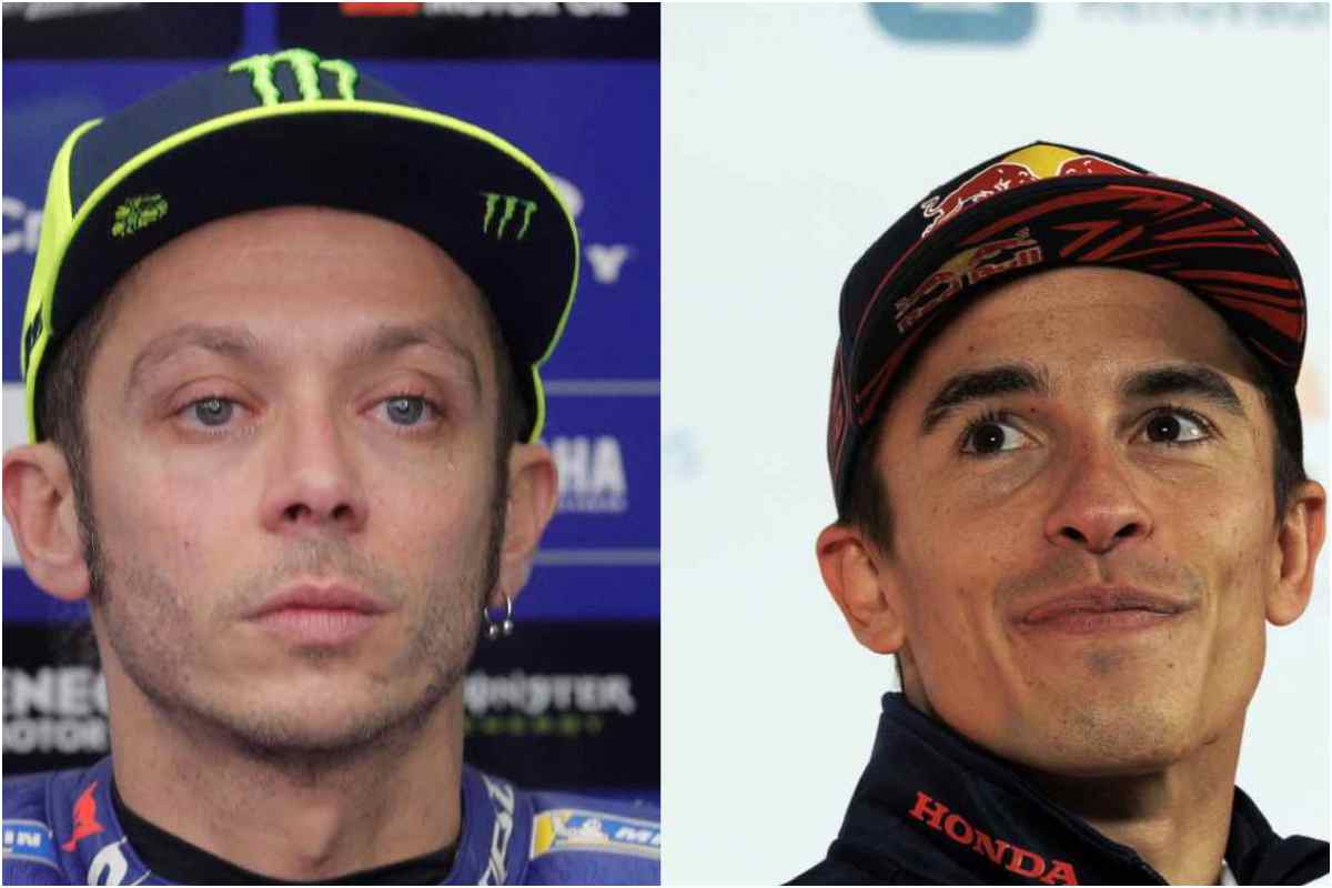 Valentino Rossi e Marc Marquez nuova similitudine