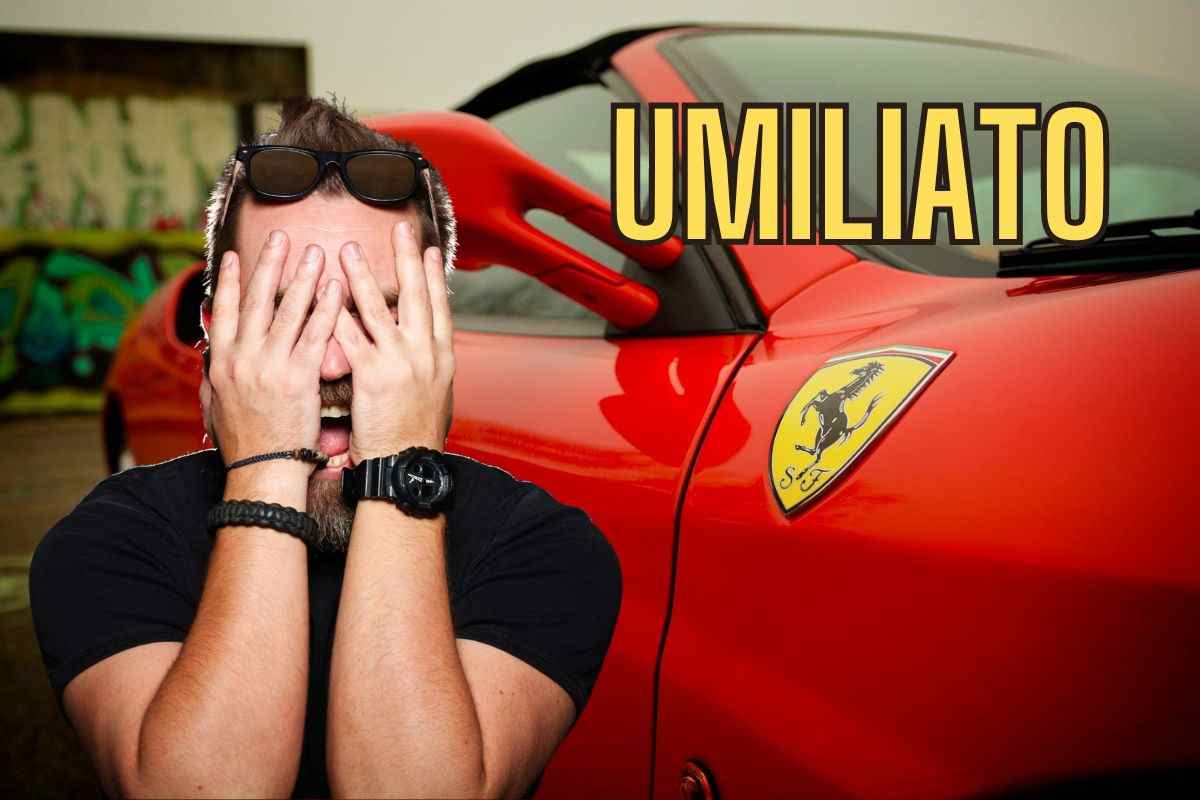 Vuole comprare una Ferrari, ma viene umiliato: poco dopo devono rimangiarsi tutto