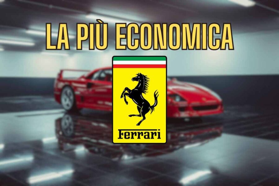 Conoscete la Ferrari più economica sul mercato? E’ una vettura da sogno