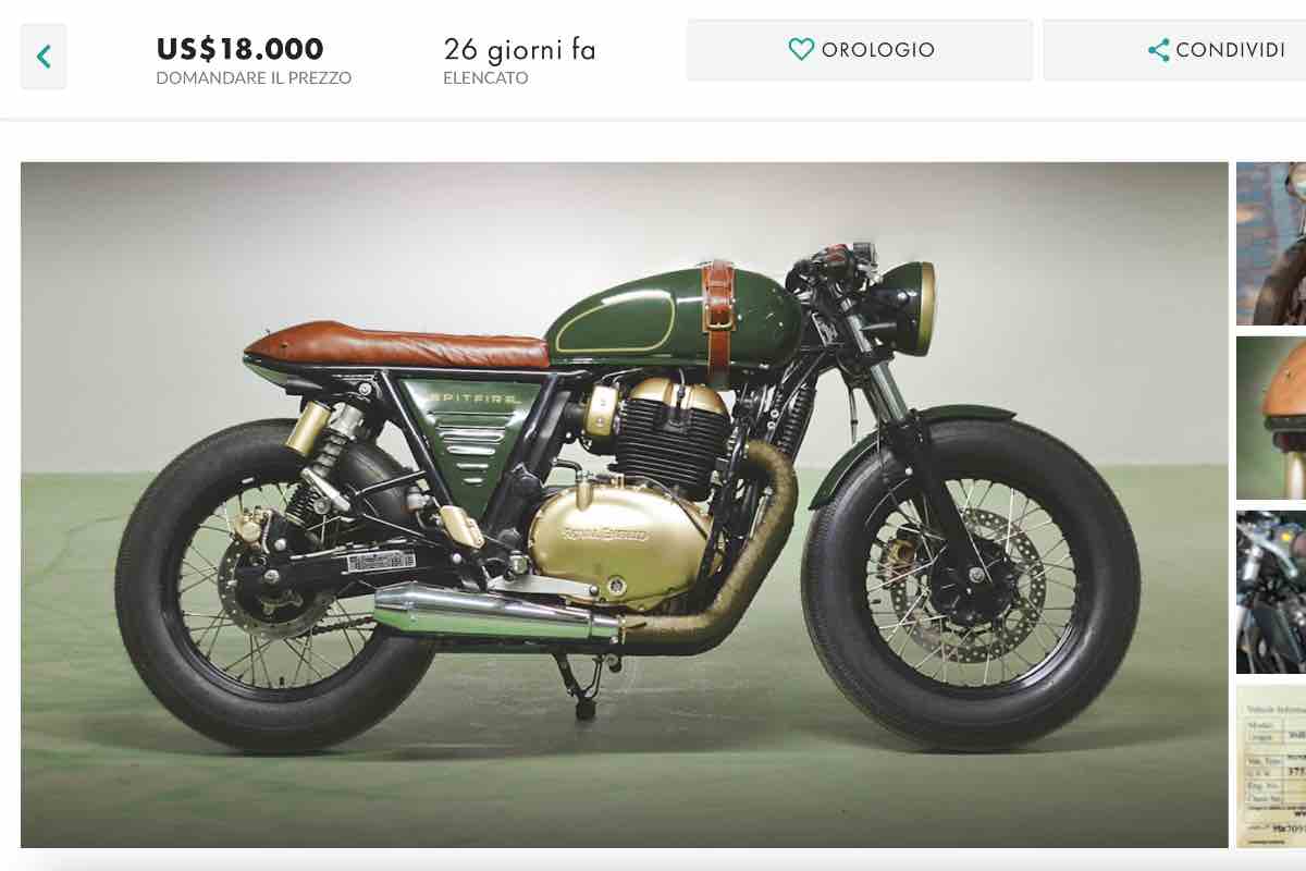 Moto Royal Enfield collezione