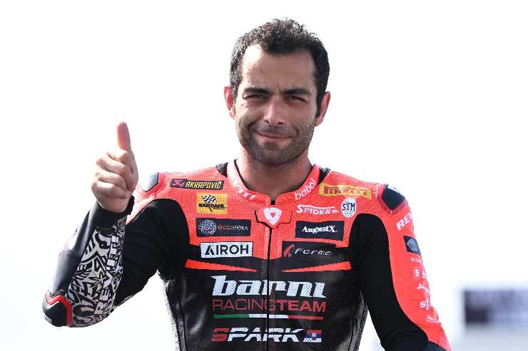 Danilo Petrucci che spavento