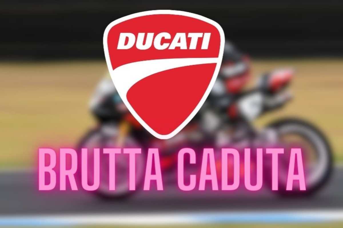 Ducati terribile incidente