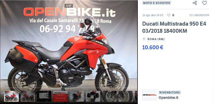 Ducati Multistrada un vero affare