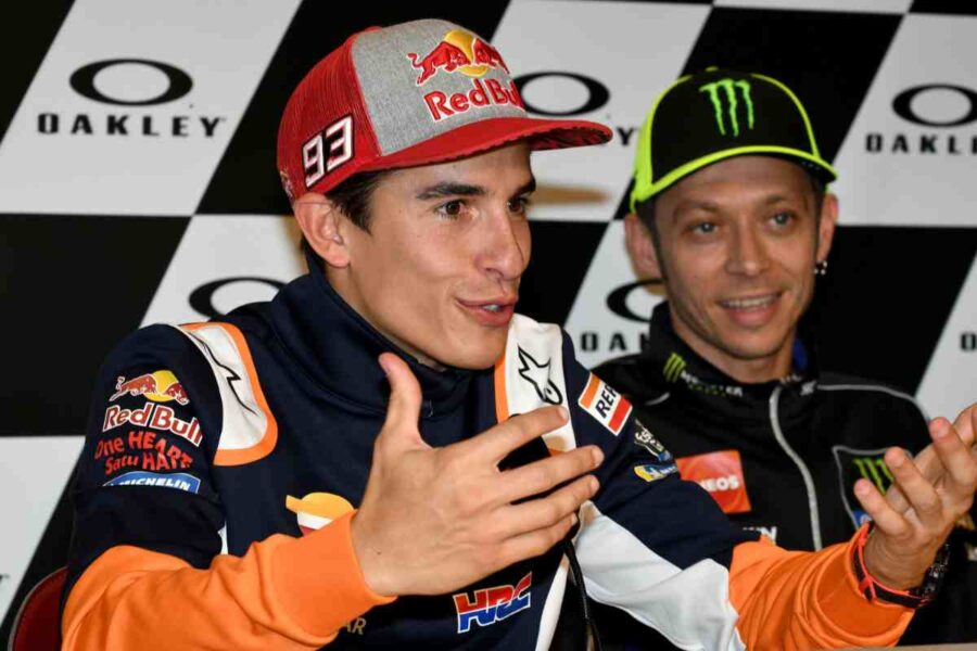 Marc Marquez e Valentino Rossi che statistica