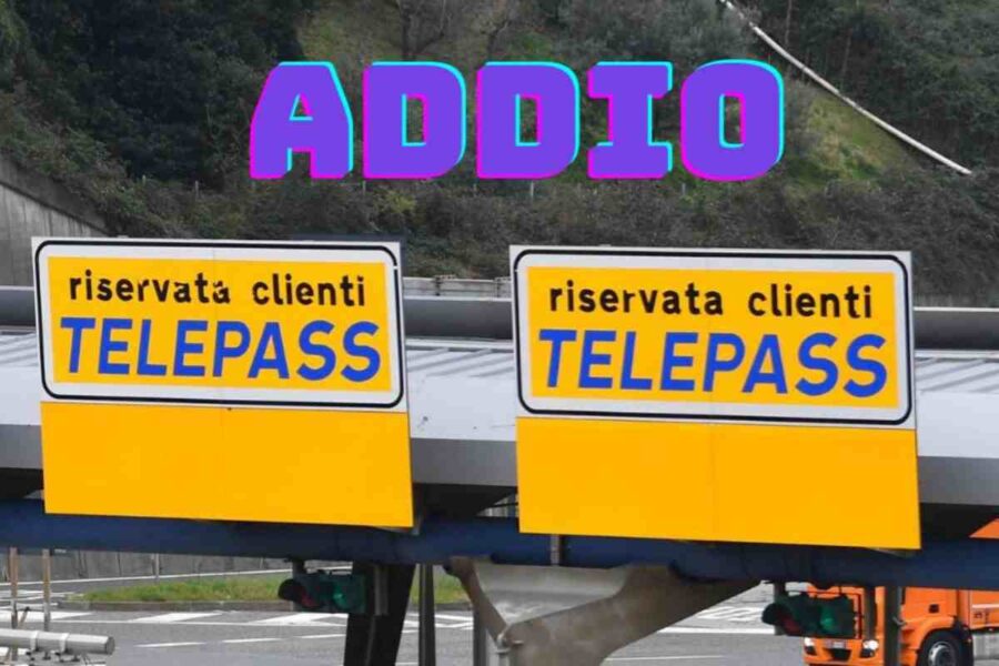 Telepass addio per sempre