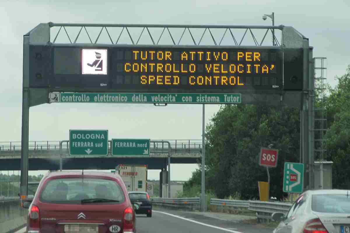 Tutor autostrada: scopri subito dove sono attivi, c'è un solo modo