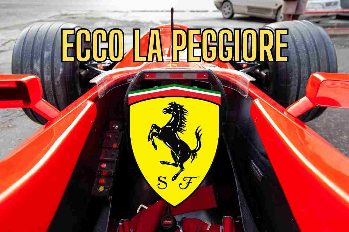 Ferrari, qual è l'auto peggiore di sempre ad aver corso in F1? C'è una vasta selezione