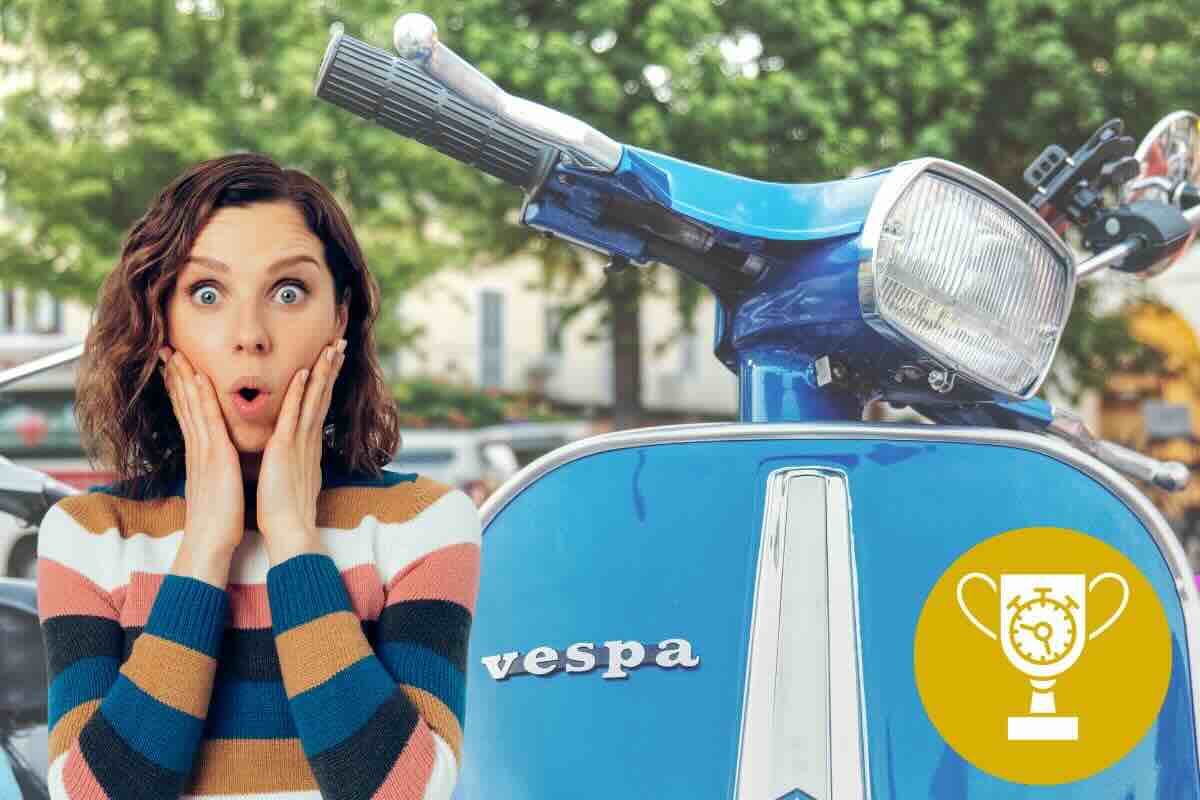 record straordinario della vespa