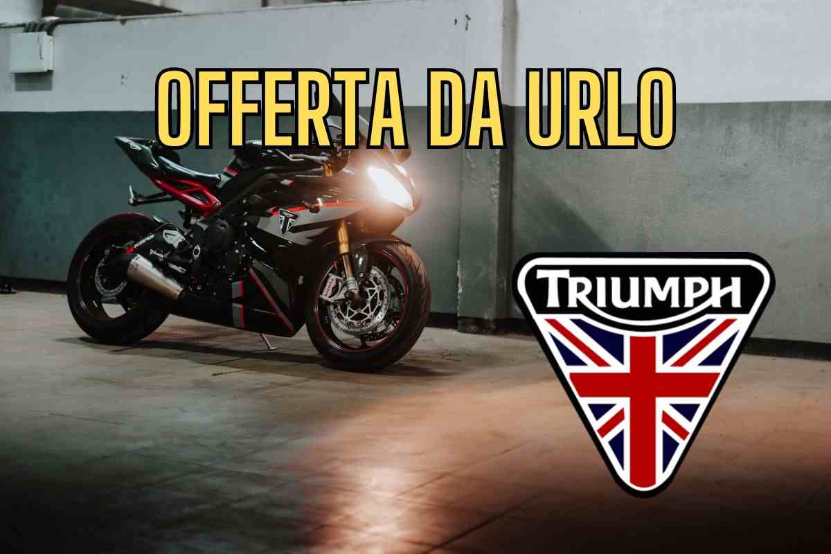 La crossover di Triumph manda in tilt gli ordini: offerta da urlo, ora costa la metà