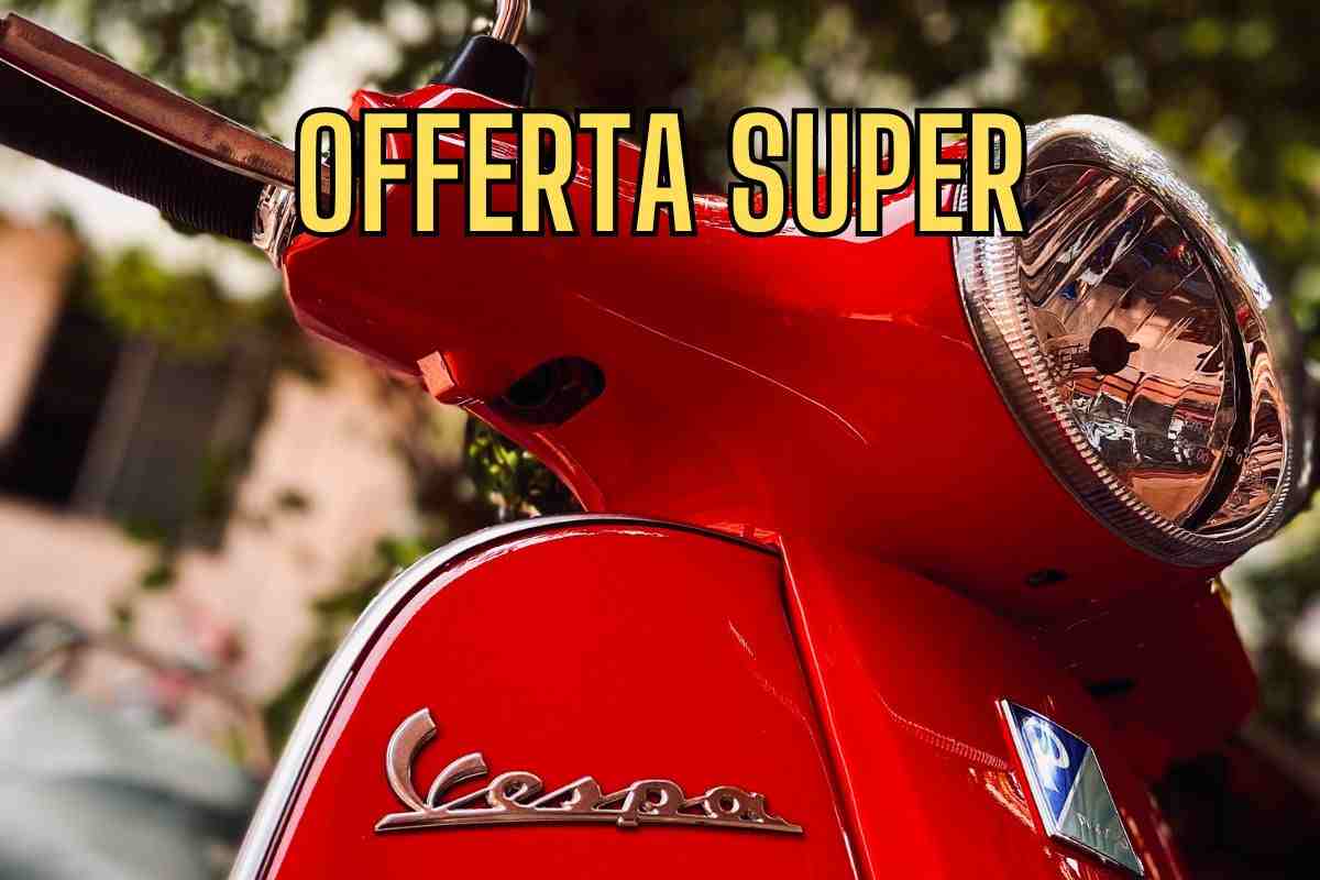 Vespa in offerta ad un prezzo quasi irrisorio: che promo, ma bisogna fare in fretta