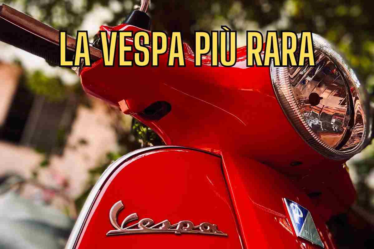 La Vespa più rara di tutte: sarà all'asta per poco tempo, gli appassionati sognano ad occhi aperti