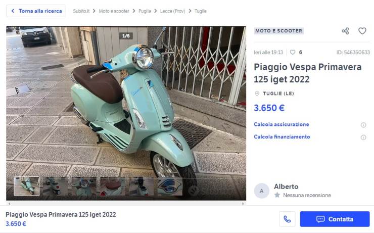 Offerta Vespa