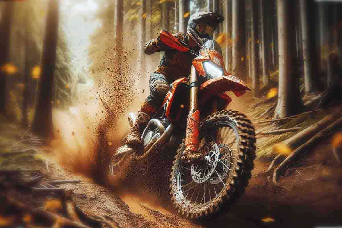 Moto enduro Agusta