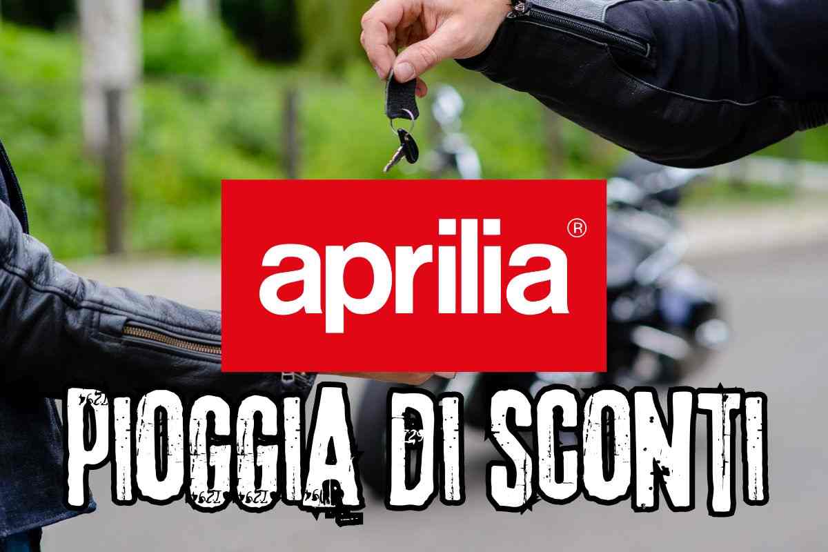 Aprilia esagera: sconti senza senso a maggio