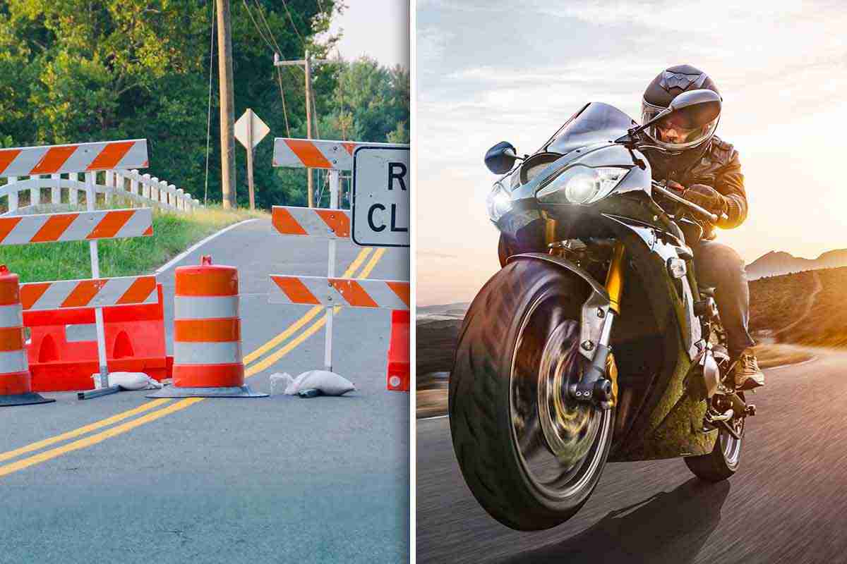 Viaggi in moto, che disastro: queste famose strade saranno chiuse