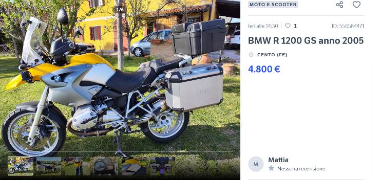 BMW R 1200 GS prezzo basso