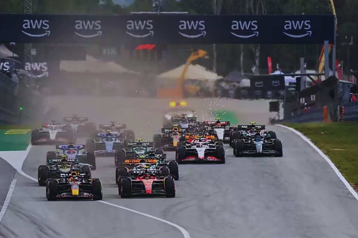 Auto Formula 1 appena partite