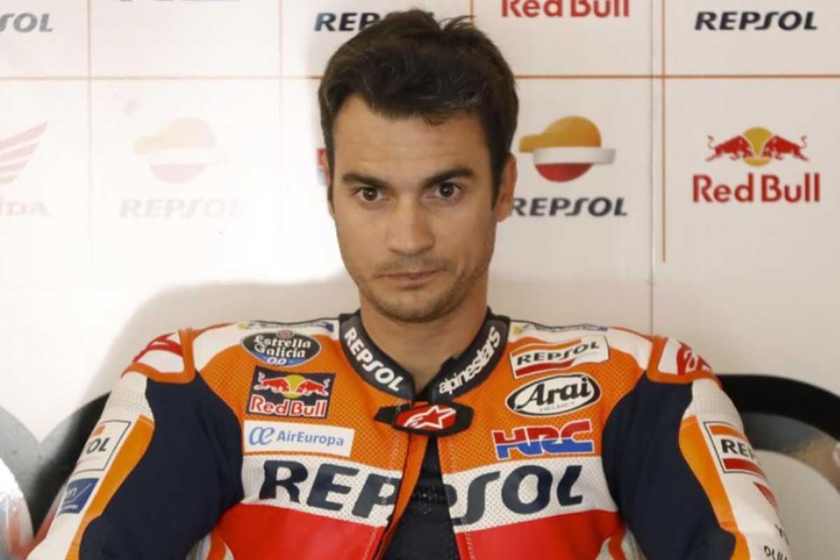 Daniel Pedrosa ai box