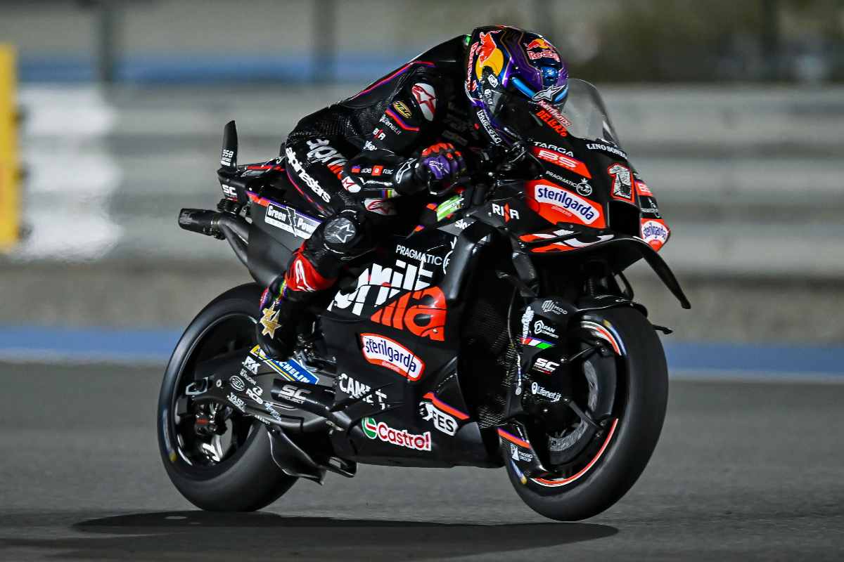 Jorge Martin in sella alla Aprilia