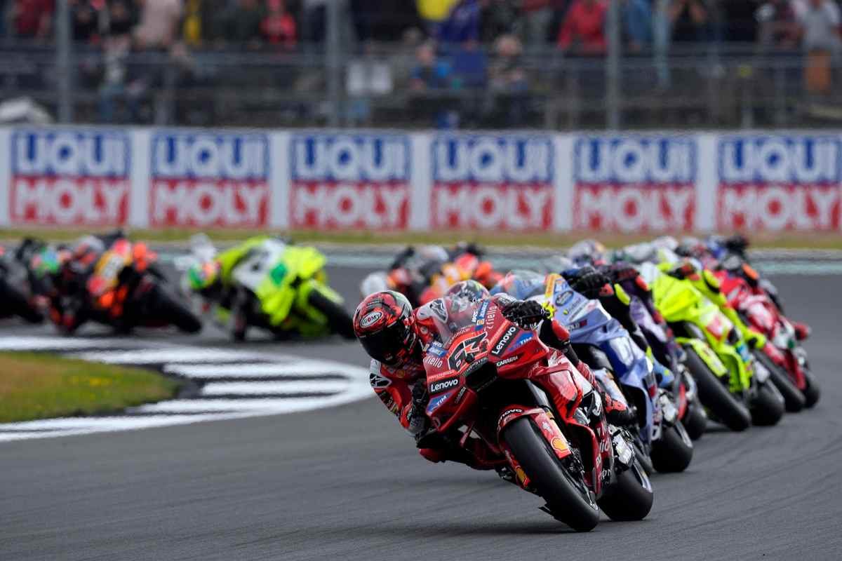 MotoGP in pista a Silverstone