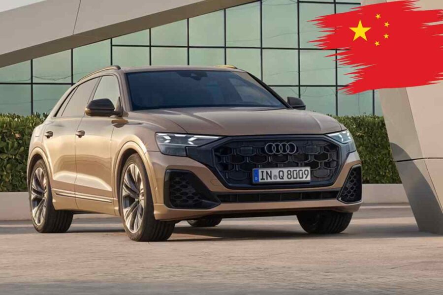 audi q8 bandiera cinese