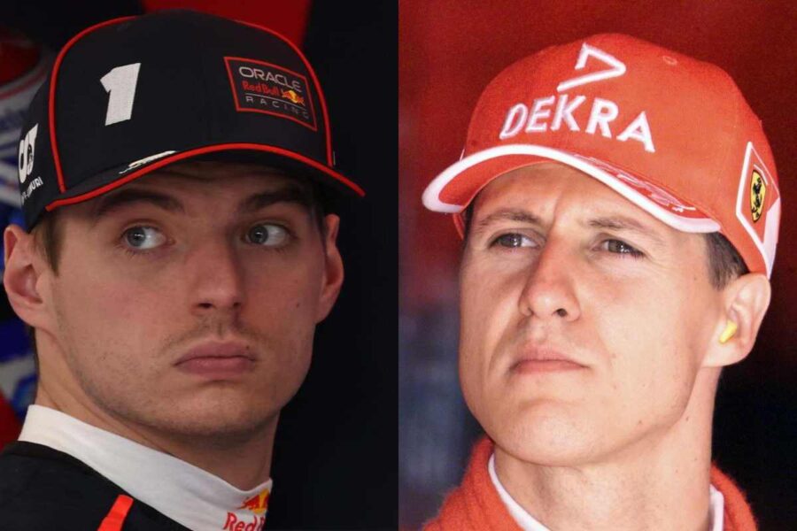 Max Verstappen Michael Schumcher F1 novità Russell Spagna squalifica